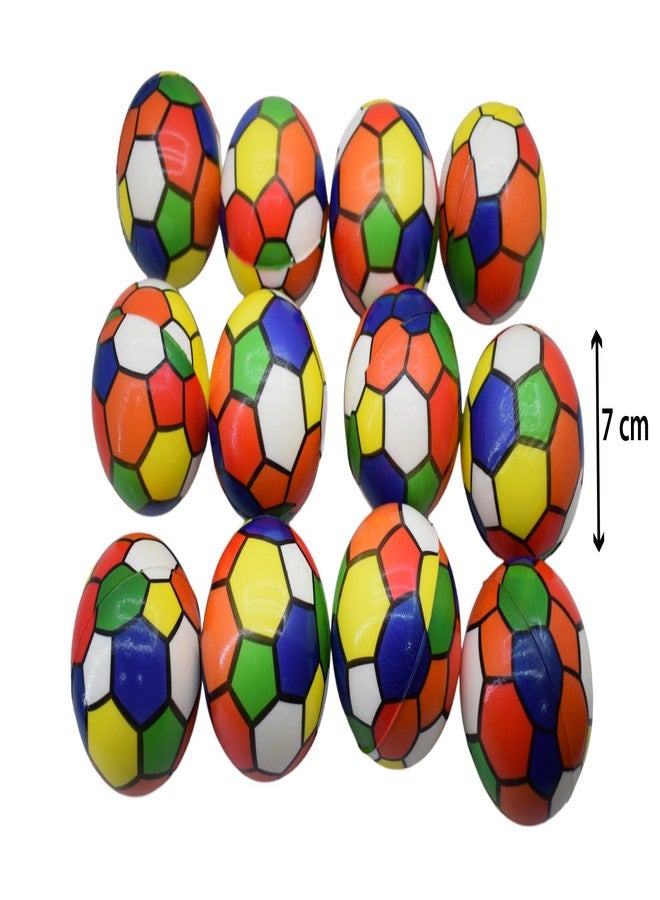 Asera كرات إسفنجية ناعمة من أسيرا، 12 قطعة، بألوان قوس قزح، خفيفة الوزن - هدايا تذكارية لأعياد ميلاد الأطفال - Image 3